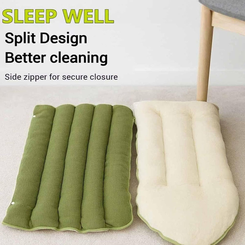 Cozy Monster Cat Cave Bed with Removable Cushion – Pink, 30 x 28 x 20cm
