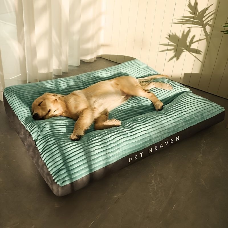 Warm Dog Bed Washable Pet Bed Non-Slip Dog Bed High Backrest Dog Bed Thick Dog - Gray - Size 31.5*25.6in
