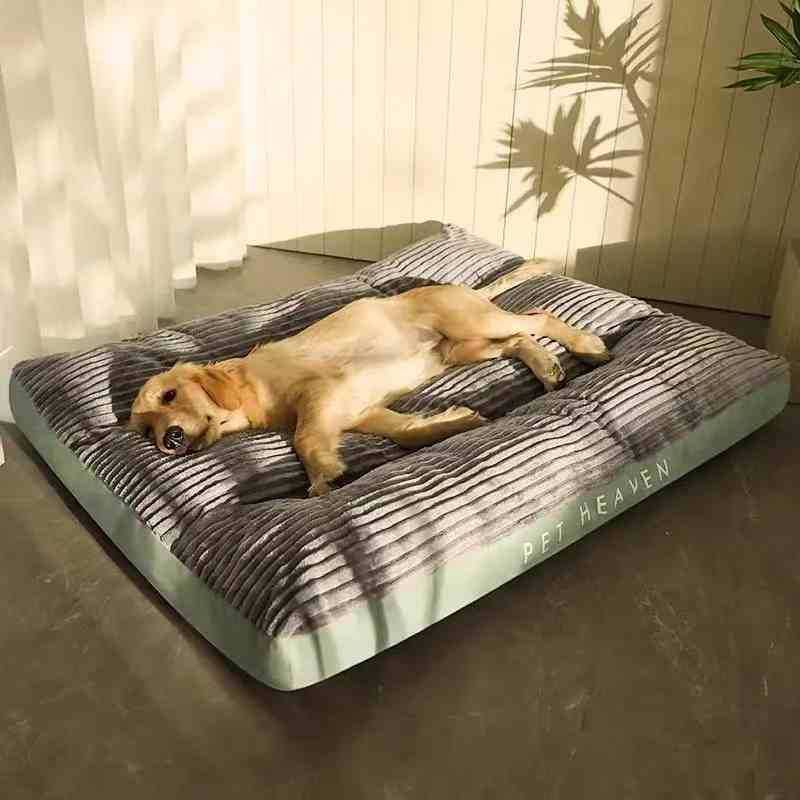 Warm Dog Bed Washable Pet Bed Non-Slip Dog Bed High Backrest Dog Bed Thick Dog - Gray - Size 39.3*29.5in