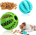 Dog Ball 5 Cm - 2 Pieces - Dog Toys - Dog Snack Ball - Dog Toys - Dog Chew Toy - Dog Toys - Dog Intelligence Toys - Green+Blue