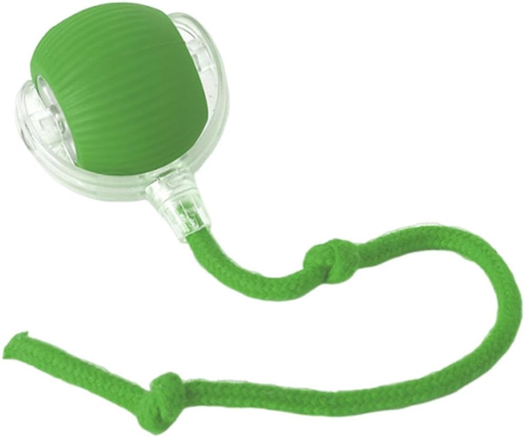 Electric Cat Ball Toy – Rechargeable Automatic Rolling Smart Ball, Interactive Cat Toy for Indoor Cats – Green