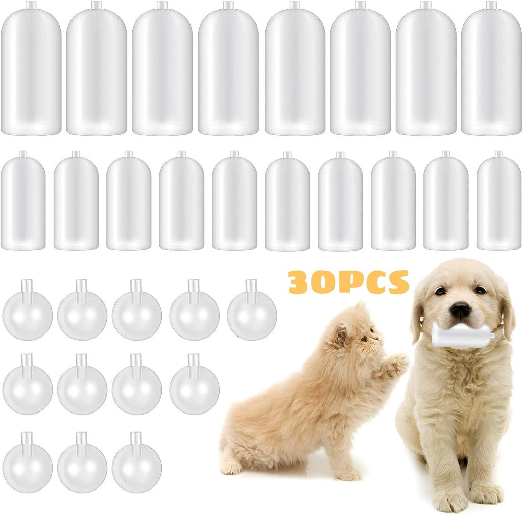 30-Pack Replacement Squeakers for Dog Toys – Plastic Squeaky Toy Inserts for DIY Repair, Dog & Cat Toy Accessories – 3 Models