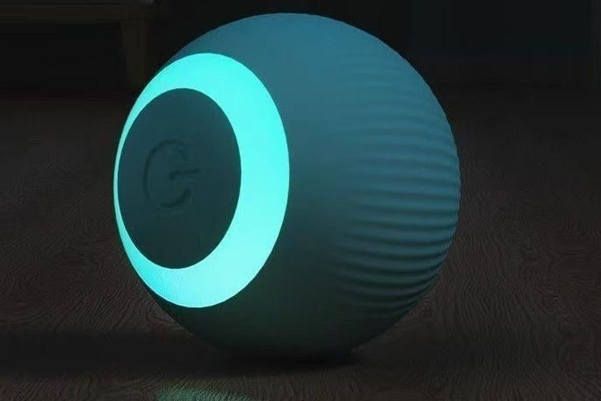 2PCS Interactive Smart Cat Toy Automatic Rolling Cat Ball Self-Moving Kitten Toys