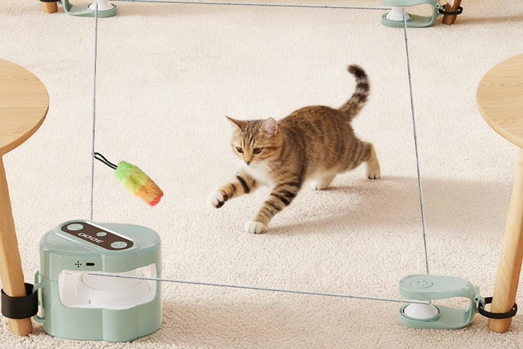 Interactive Cat Toy Automatic Moving And Enrichment Toy For Indoor Cats