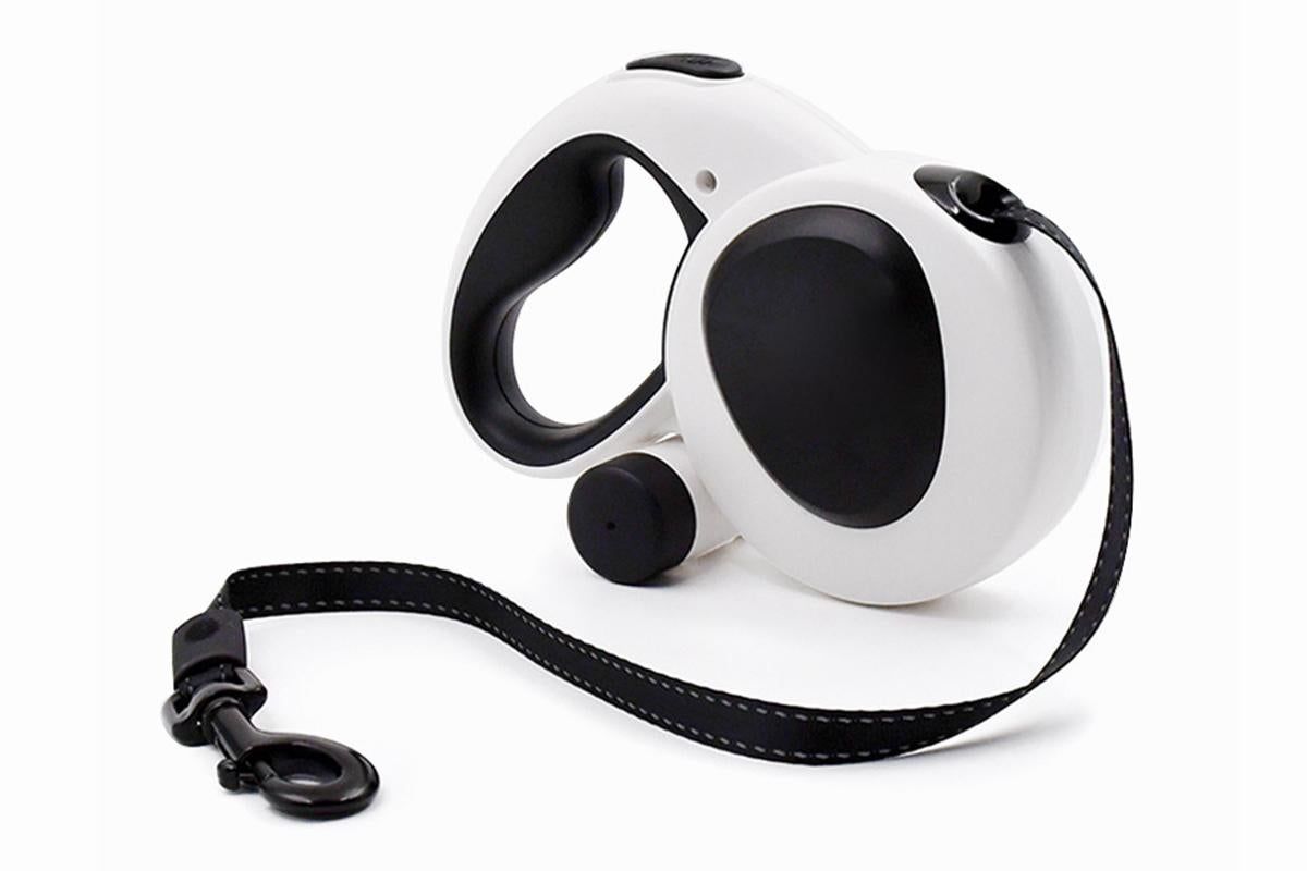 5m Auto Retractable Dog Leash with LED Light Pet Walking Lead for Small Medium Large Dogs - M