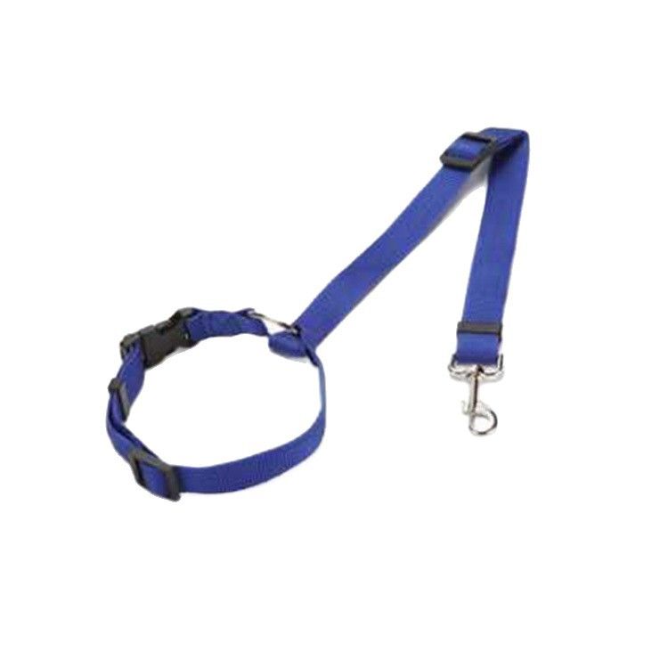 Li hang Pet Car Seat Belt Dog Harness Safety Rope Blue