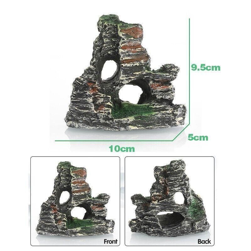 Aquarium Rockery Landscaping Cave Mountain View Decoration Ornament Fish Tank - GS1001