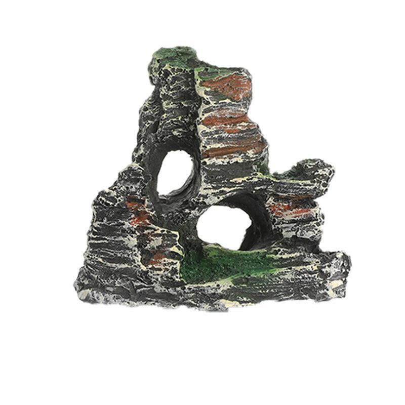 Aquarium Rockery Landscaping Cave Mountain View Decoration Ornament Fish Tank - GS1003