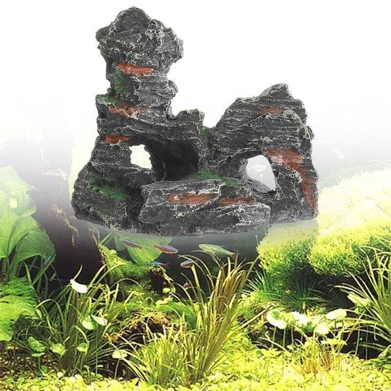 Aquarium Rockery Landscaping Cave Mountain View Decoration Ornament Fish Tank - GS1003