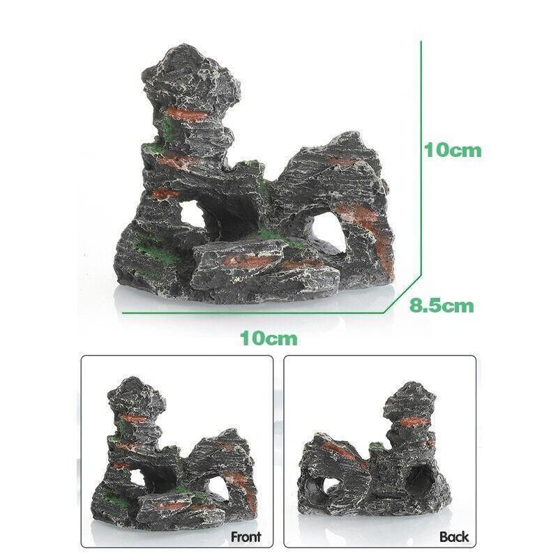 Aquarium Rockery Landscaping Cave Mountain View Decoration Ornament Fish Tank - GS1003