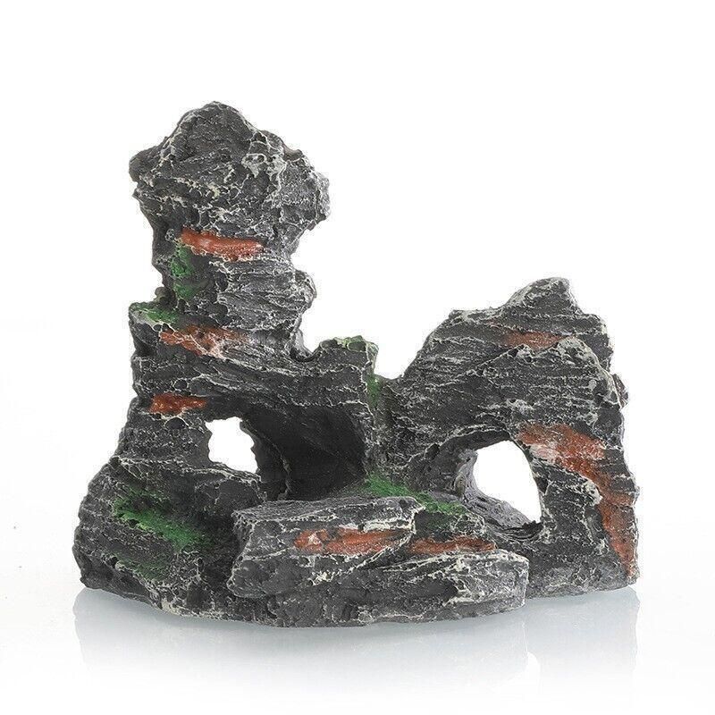 Aquarium Rockery Landscaping Cave Mountain View Decoration Ornament Fish Tank - GS1004