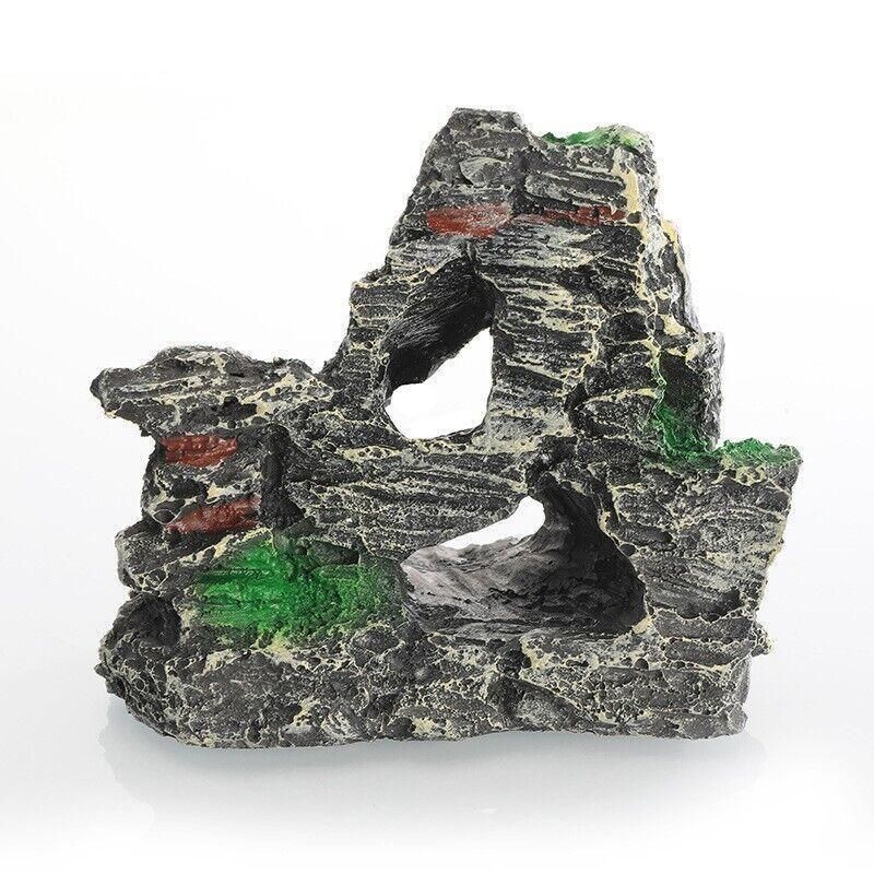 Aquarium Rockery Landscaping Cave Mountain View Decoration Ornament Fish Tank - GS1004