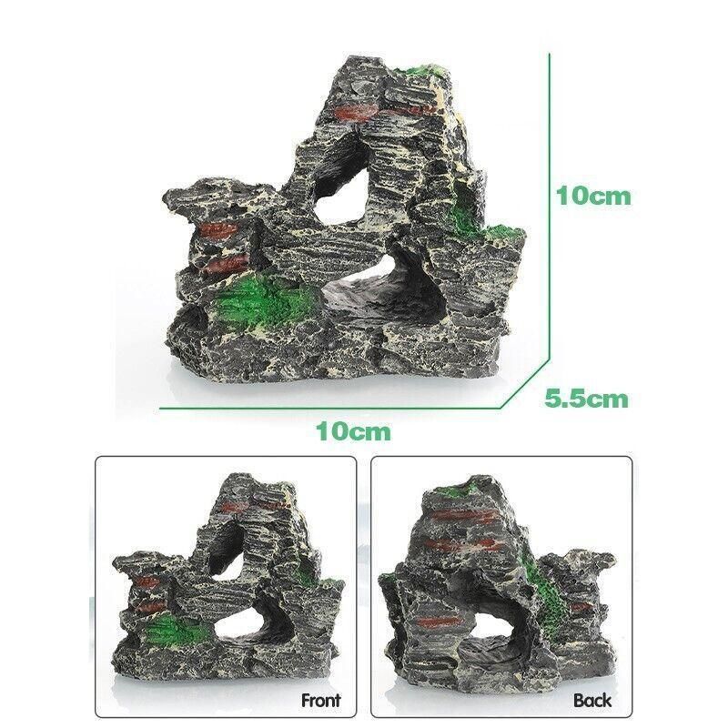 Aquarium Rockery Landscaping Cave Mountain View Decoration Ornament Fish Tank - GS1004