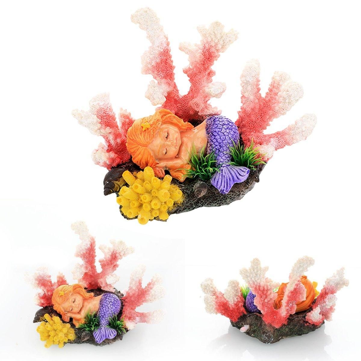 Aquarium Resin Coral Decorations for Fish Tank Marine Simulation Micro Landscape - GH1641