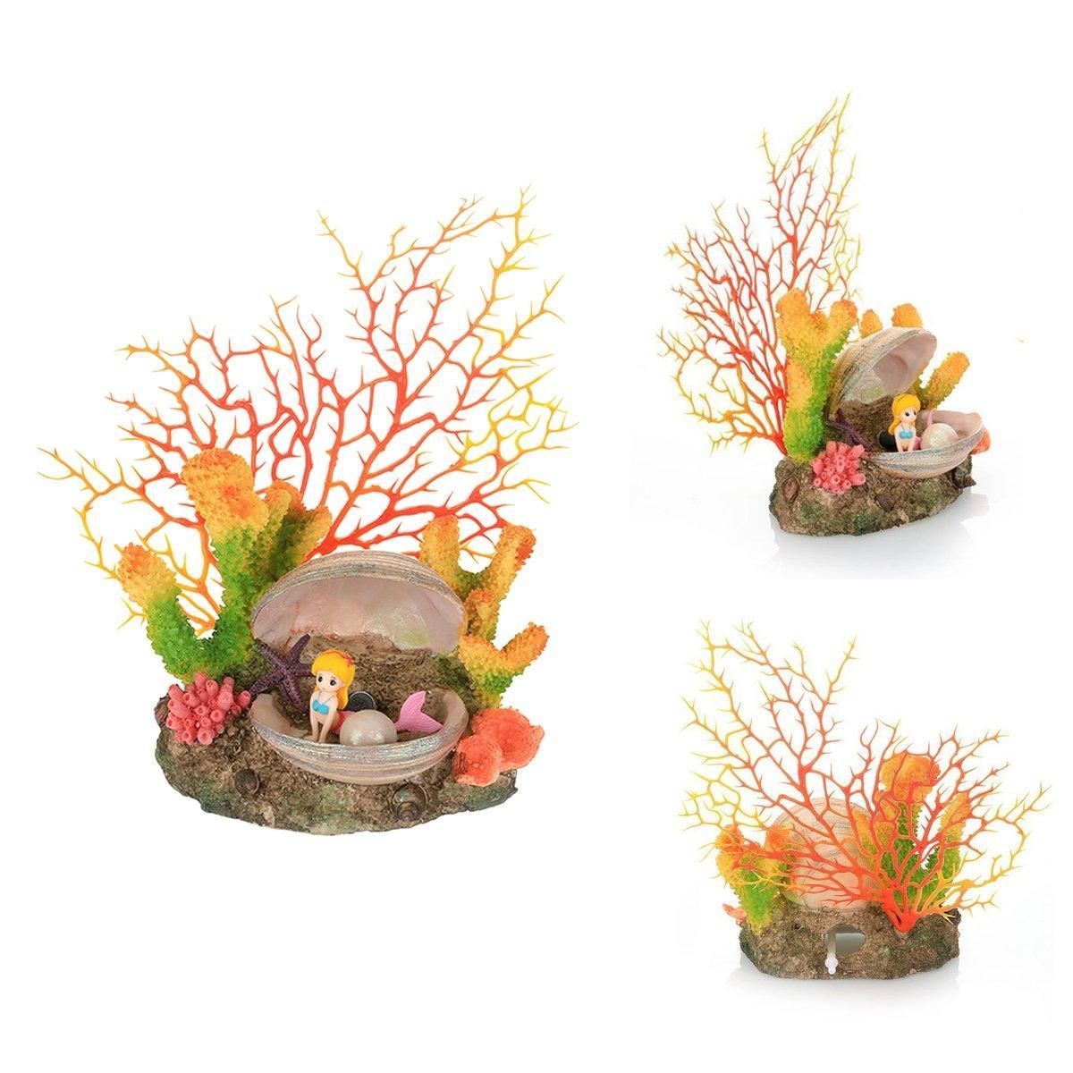 Aquarium Resin Coral Decorations for Fish Tank Marine Simulation Micro Landscape - GH1666