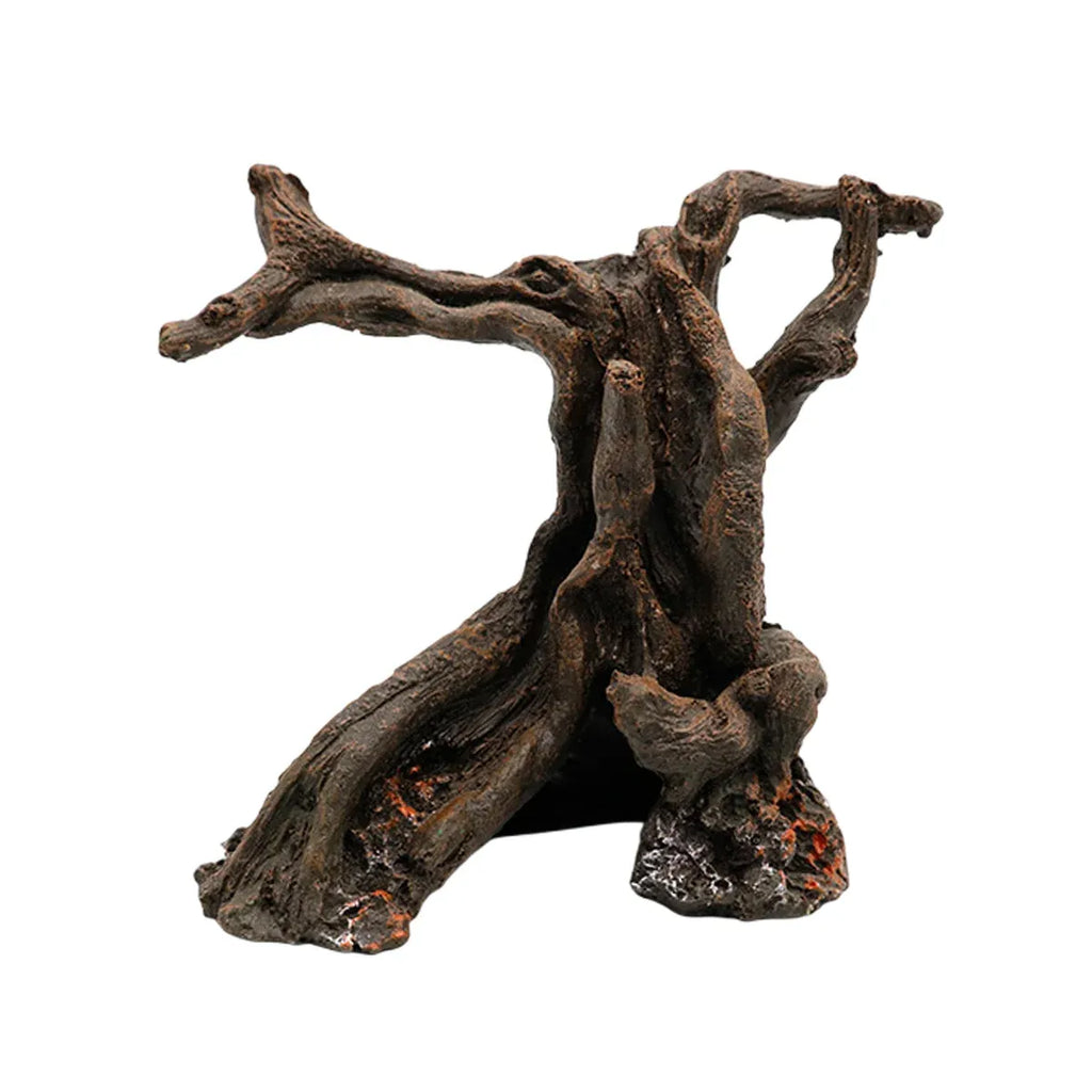 Aquarium Decor Artificial Resin Driftwood Craft Realistic Fish Tank Ornament