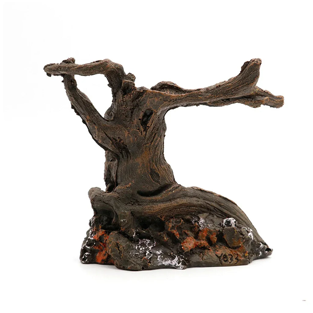 Aquarium Decor Artificial Resin Driftwood Craft Realistic Fish Tank Ornament