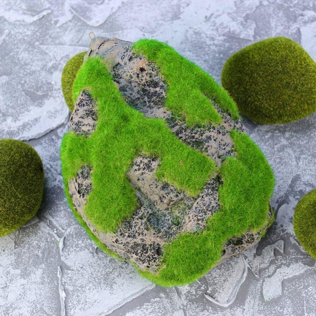 Artificial Floating Stone Pumice with Moss Aquarium Decoration Aquatic Landscape - L