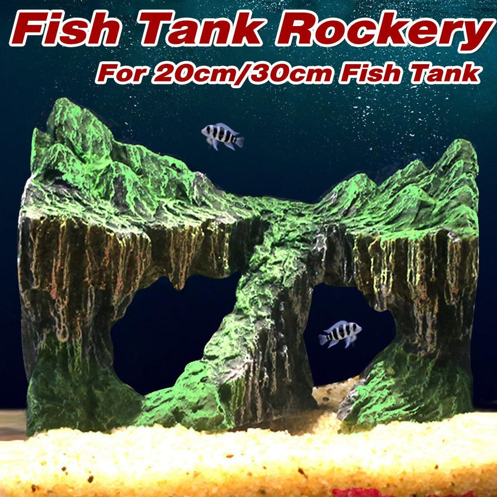 Resin Decorative Ornaments for Fish Tank Aquascape Aquarium Decoration Supplies - For 30cm Fish Tank