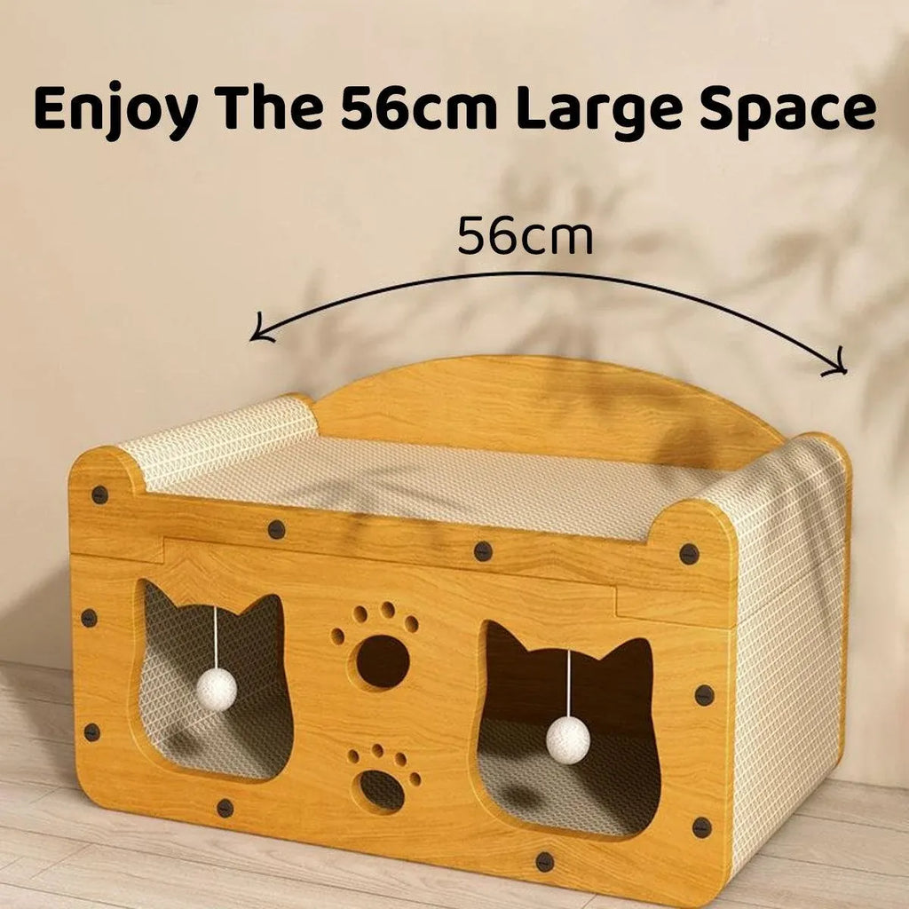 Cat Scratching Board Nest All in One Wear Resistant House Cat Scratching Toy