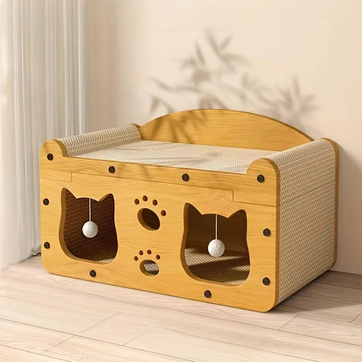 Cat Scratching Board Nest All in One Wear Resistant House Cat Scratching Toy