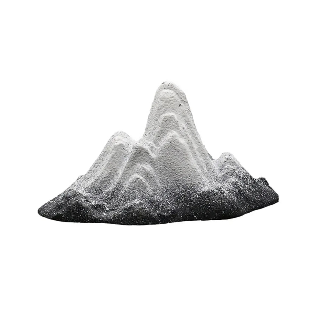 Snow Mountain Small Ornament Aquarium Decor Resin for Fish Tank Terrarium DIY