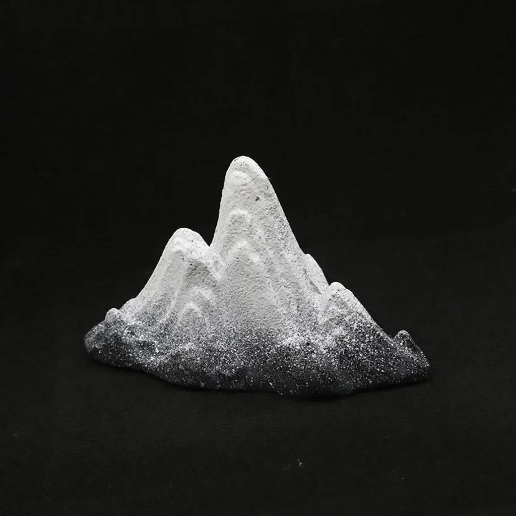 Snow Mountain Small Ornament Aquarium Decor Resin for Fish Tank Terrarium DIY