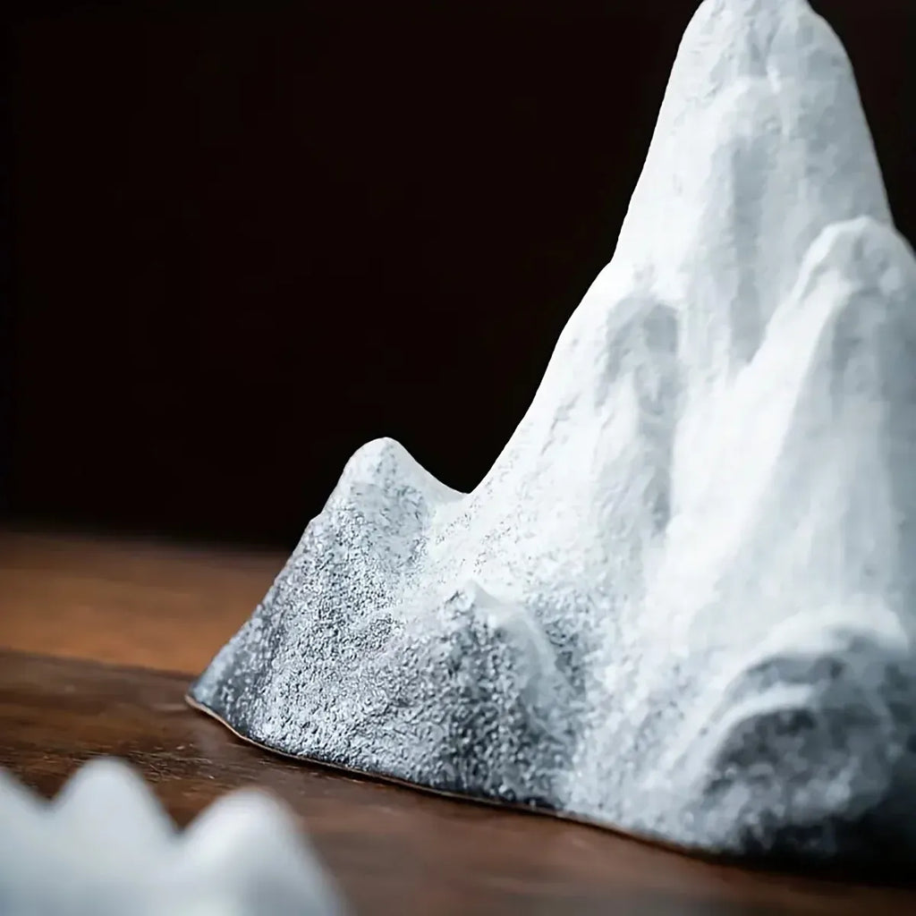 Snow Mountain Small Ornament Aquarium Decor Resin for Fish Tank Terrarium DIY