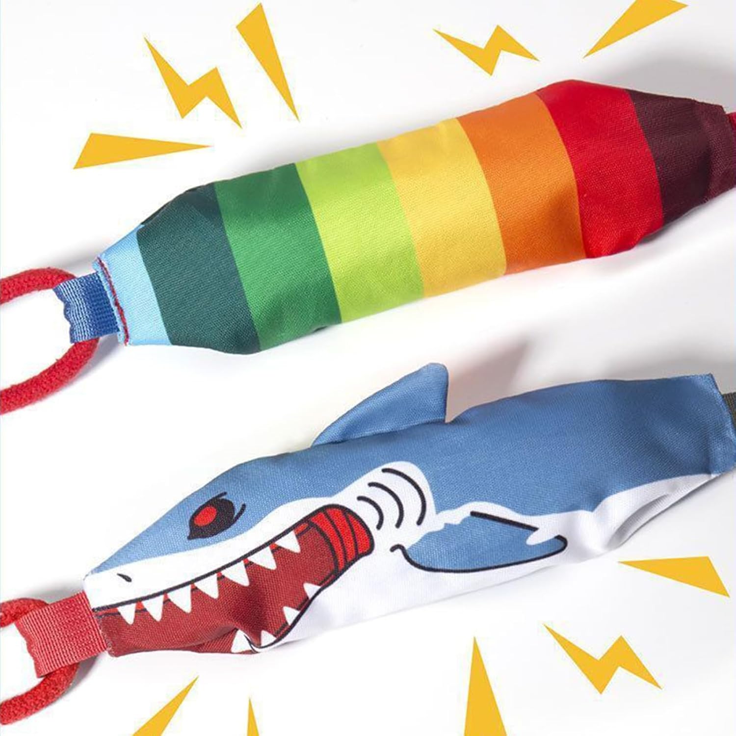 Corn-shaped Tug-of-War Dog Toy with Suction Cup & Chew Rope Knot - Interactive Squeaky Molar Toy for Puppies & Small Dogs
