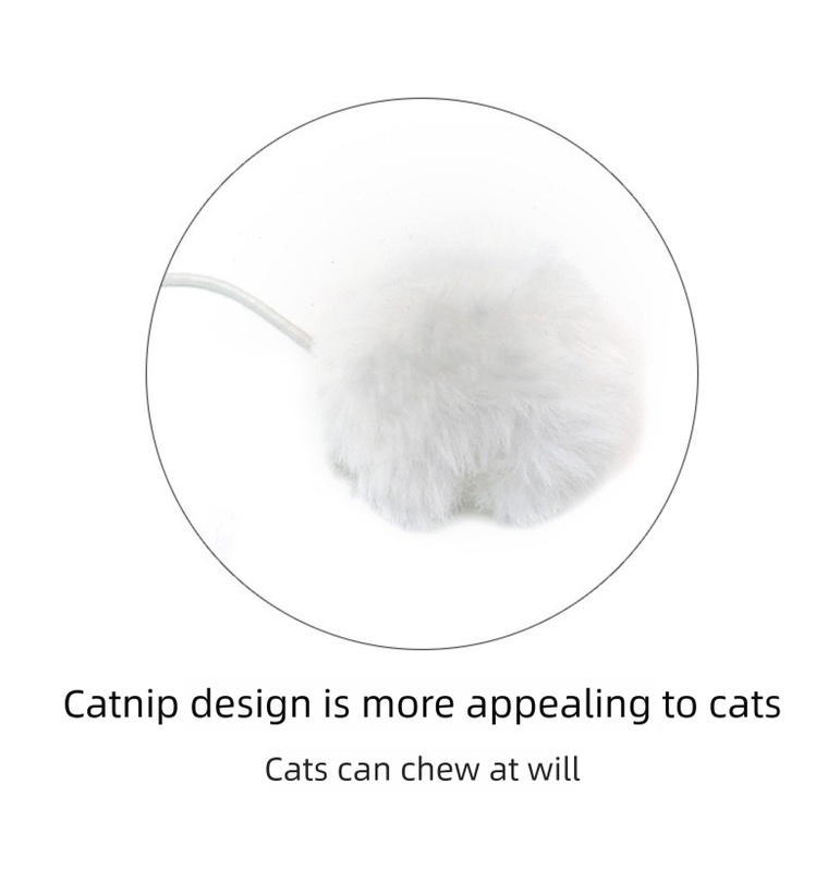 Beige Cat Climbing Frame with Sisal Scratching Post, Resting Platform & Hanging Pom-Pom Toys – Floor Standing Cat Tree for Indoor Cats