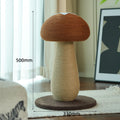 Brown Mushroom Cat Tree with Sisal Scratching Post – Large Vertical Cat Climber with Hanging Toys, Indoor Cat Furniture, 500 x 330mm