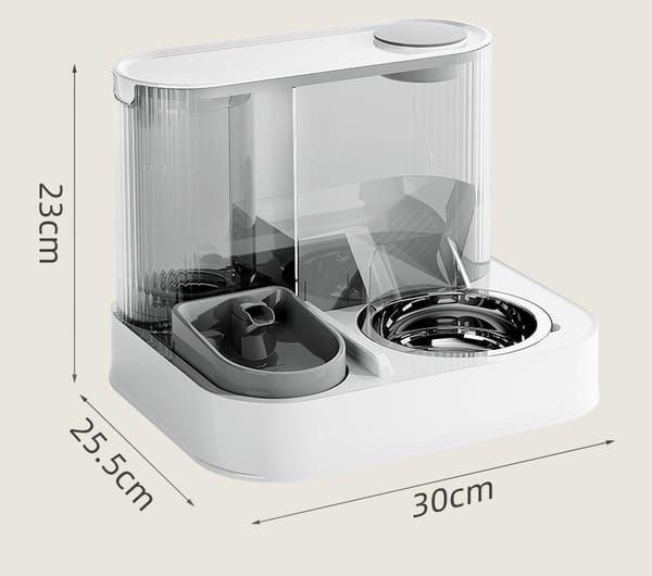 Gray Green Automatic Cat Feeder Cat Water Dispenser Cat Feeding Set Cat Supplies Cat Care - Image 7