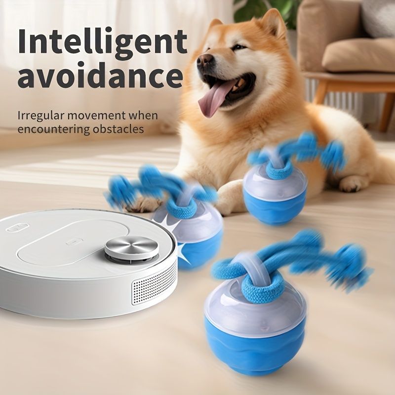 Blue Dog Toy Interactive Dog Toy Dog Ball Toy Dog Toy With Rope Pet Toy Dog Play Toy - Image 2