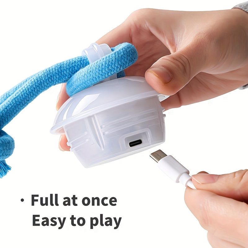 Blue Dog Toy Interactive Dog Toy Dog Ball Toy Dog Toy With Rope Pet Toy Dog Play Toy - Image 9