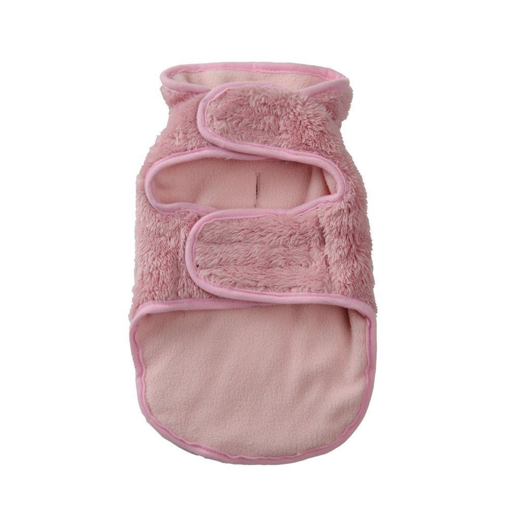 Pink XL Dog Fleece Vest, Super Warm & Windproof Winter Coat for Large Dogs - Image 4