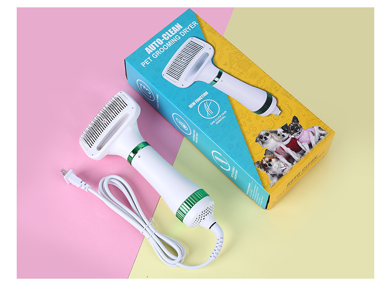 2 in 1 Pet Hair Dryer Comb Grooming Set, Gold, AU Plug - Image 6