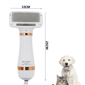 2 in 1 Pet Hair Dryer Comb Grooming Set, Green, AU Plug