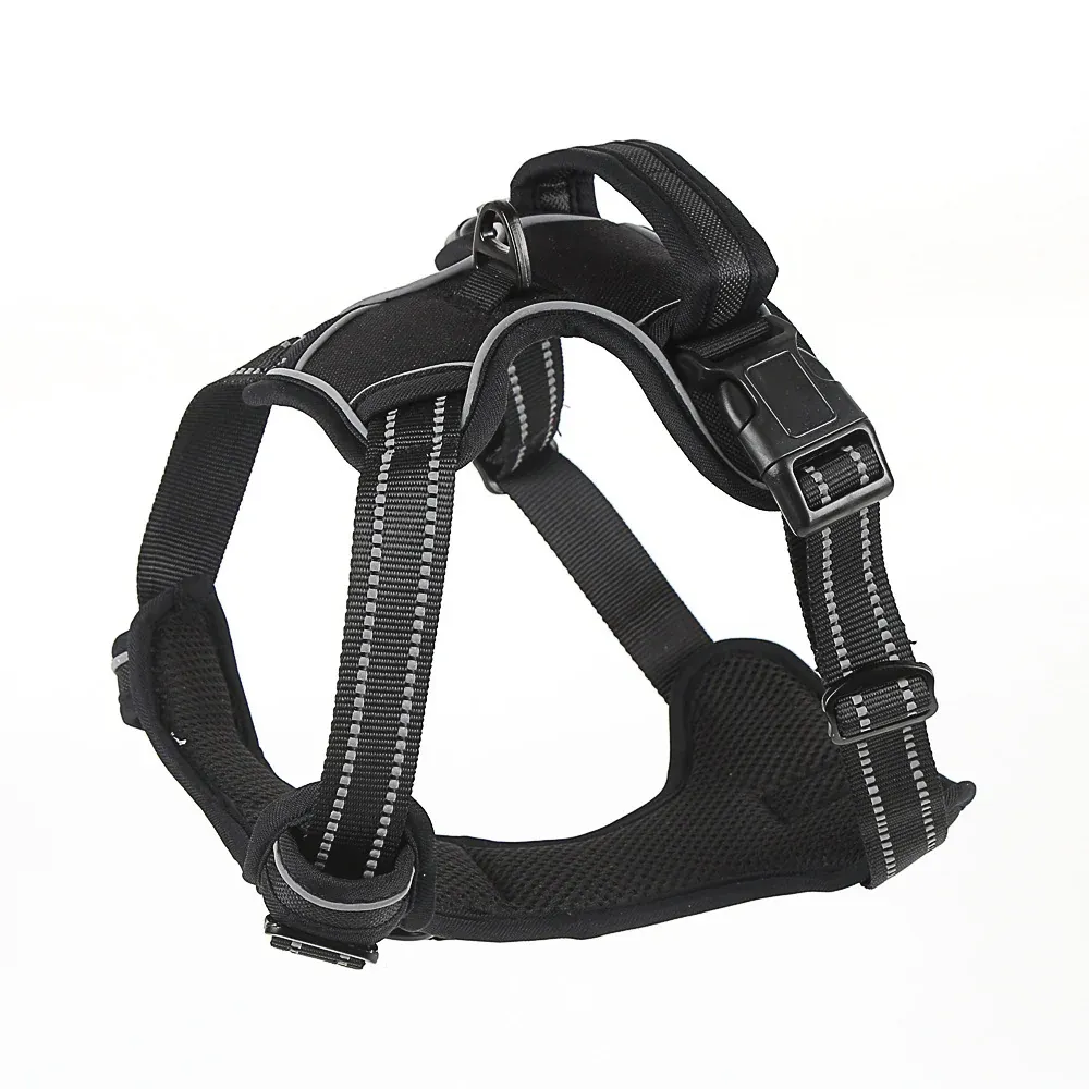 Reflective Pet Vest, Dog Harness, No Pull, Breathable, 1.5-meter tow rope - Red, S - Image 5