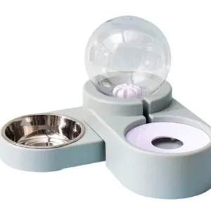 Automatic Dog Water Refill Bowl, Model B, Blue
