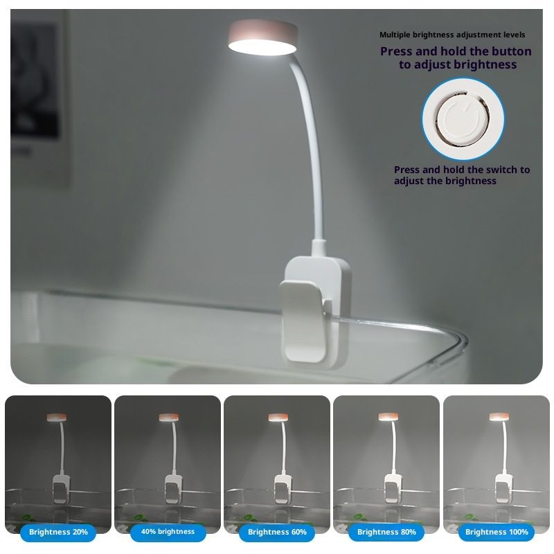 Clip-on Aquarium Light, 2pcs Full Spectrum LED Fish Lamp with 3-Color Button Control, for Fish Tanks, Plants, Terrariums, Coral - Image 4