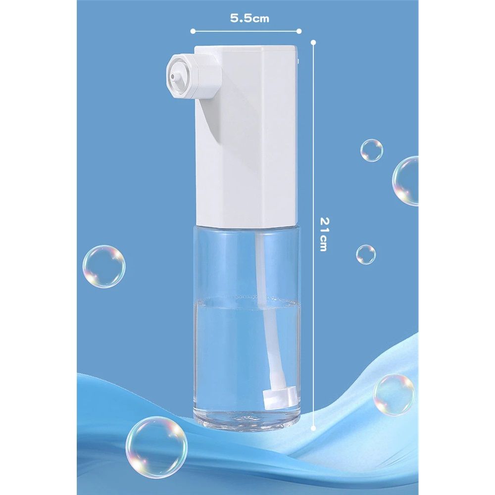Electric Foaming Shampoo Dispenser Foam Sprayer Shampoo Foamer for Woman Men Baby Kid Dog Cat -White - Image 5