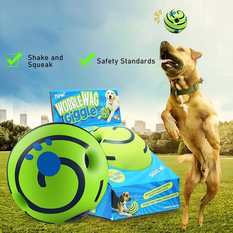 8.8cm Dog Squeaky Ball OPP Bag - Image 4
