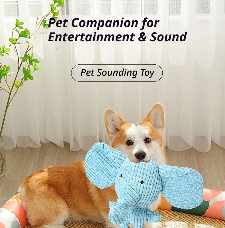 Small & Medium Plush Duck with Rope Carrot - Image 4
