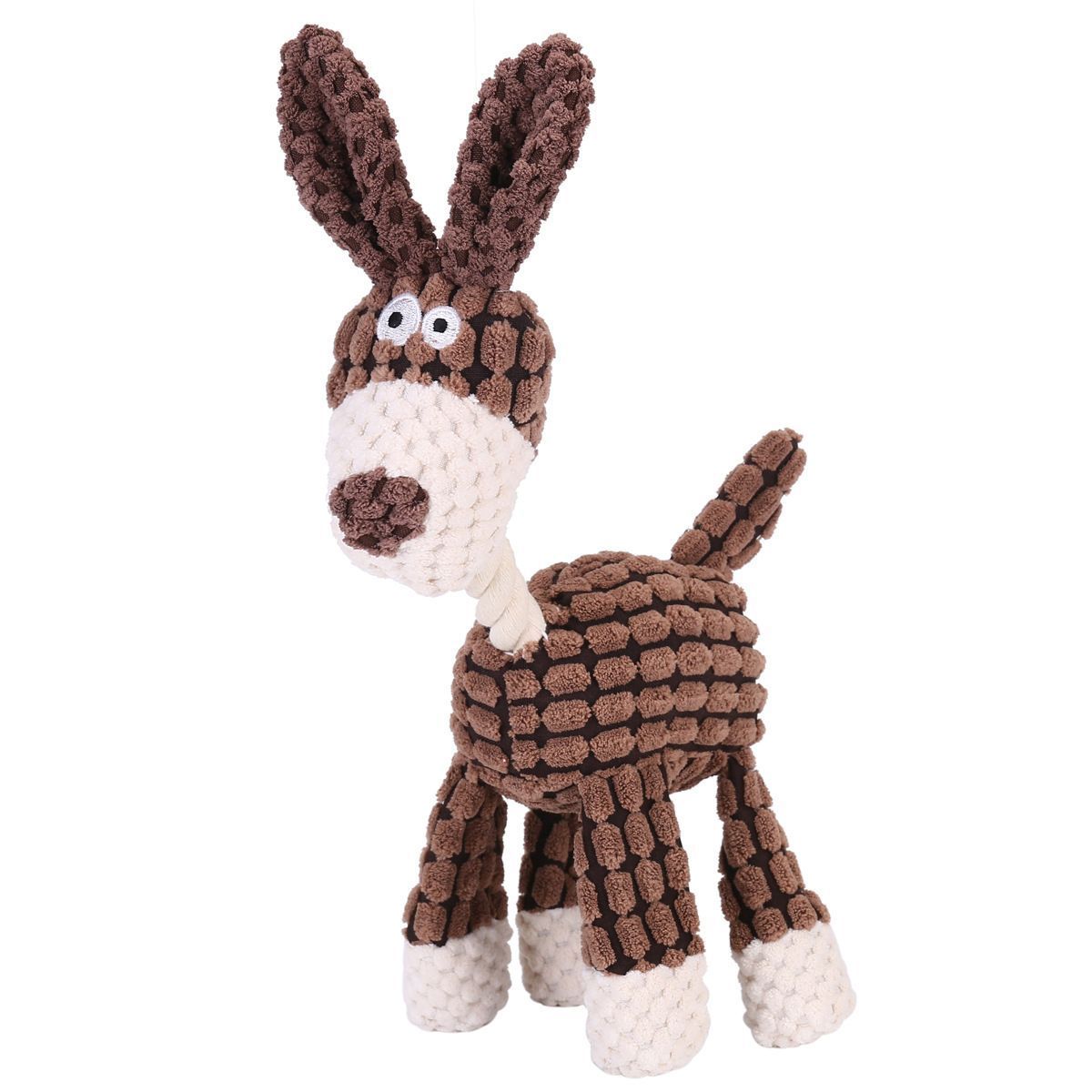 Small & Large Plush Ducks with Rope Carrot - Image 7