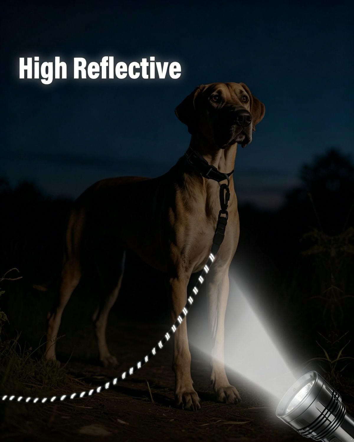 Large Dog Leash Sky Blue - Image 6