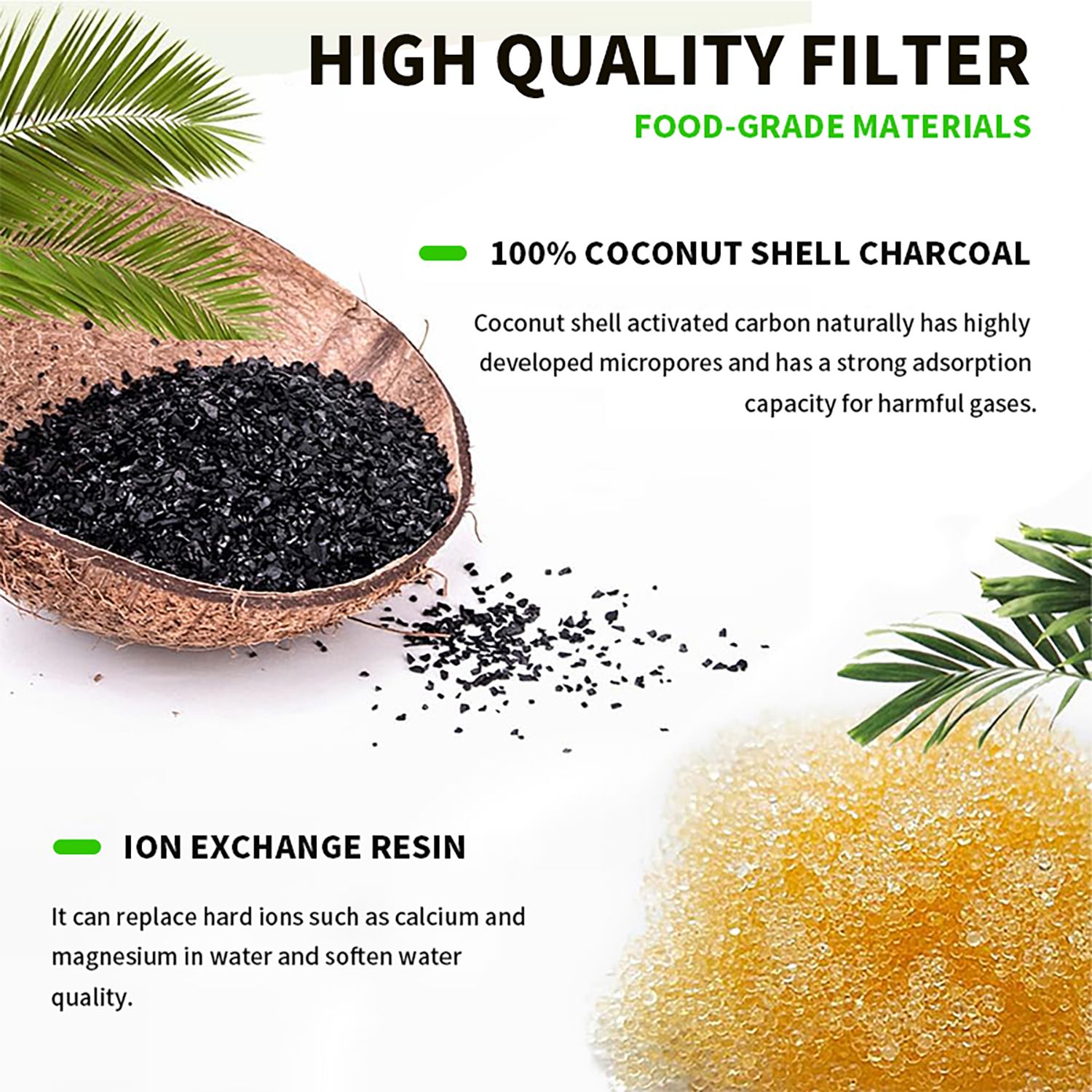 U7 Cat Water Fountain Filters 5 Pack, Triple Filtration Pet Water Fountain Replacement Filters, Food Grade Filters for U7 Wireless Cat Water Fountain, Remove Hair, Odour & Heavy Metals - Image 6
