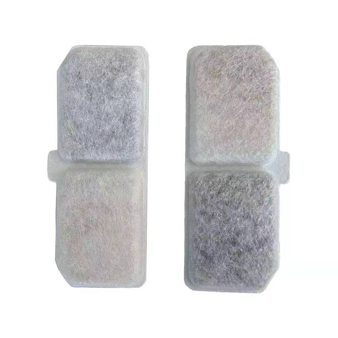 Cat Water Fountain Replacement Filters, 6 Pack Pet Fountain Filters with Activated Carbon and Sponge, Compatible with XC528 3L/101oz Automatic Cat Water Fountains - Image 7