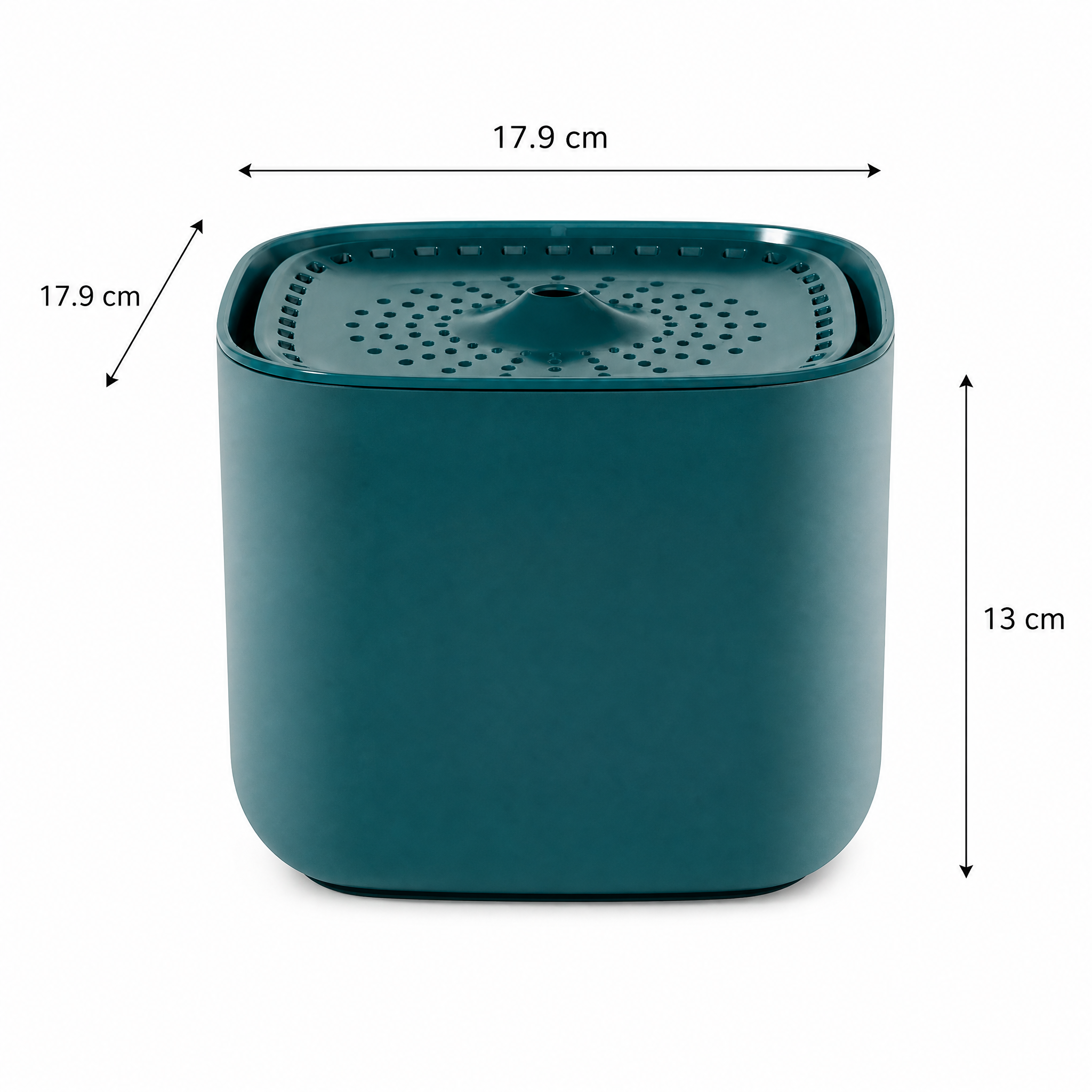 Green 3L/101oz Automatic Cat Water Fountain, Pet Water Dispenser with USB Wired Power, Detachable Design, Ultra-Quiet Pump (≤30dB), 3-Stage Filtration, Anti-Dry Burning Warning Light, BPA-Free for Multiple Cats & Small Dogs - Image 2