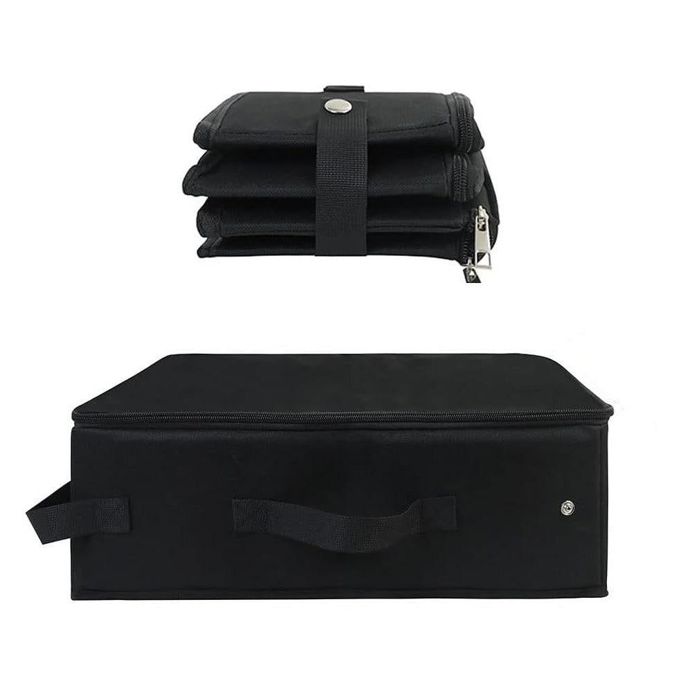 Portable Foldable Cat Travel Litter Box - Waterproof & Easy to Clean Black - Image 4