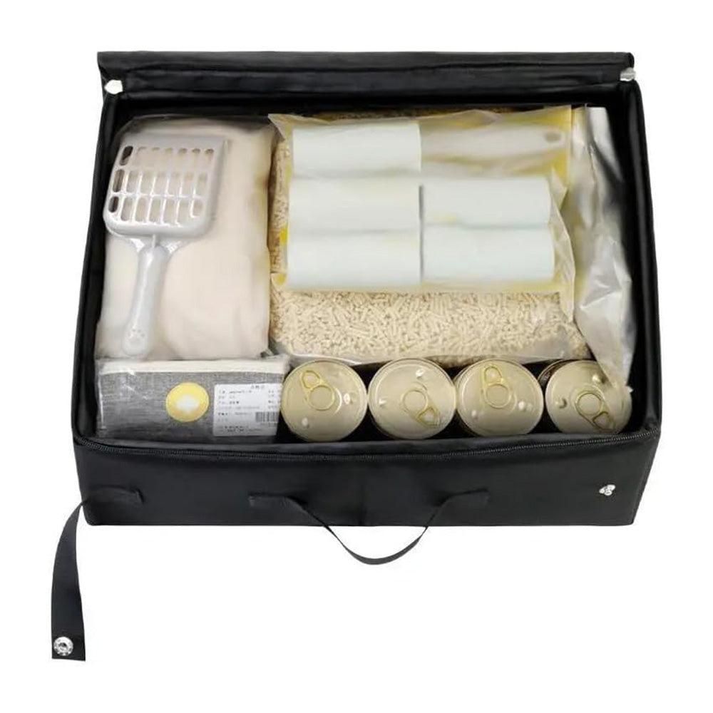 Portable Foldable Cat Travel Litter Box - Waterproof & Easy to Clean Black - Image 5